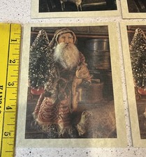 Arnett’s Country Store Primitive Santa Cards/Envelope 10 Each Offer READ picture