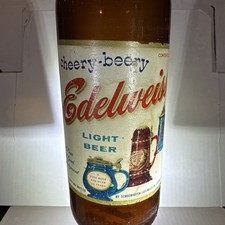Edelweiss Light Beer 12oz Brewed by Schoenhoffen Edelweiss co. Chicago IL picture