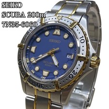 Excellent condition SEIKO SCUBA 200m Diver's Watch 7N35 6060 picture