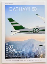 CATHAY PACIFIC AIRWAYS Inflight Magazine Sep 26 80th Anniversary Special Edition picture