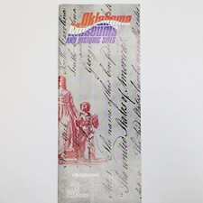 c1980s Oklahoma Museums Historic Sites Guide Book Travel Tourism Brochure Vtg 4D picture