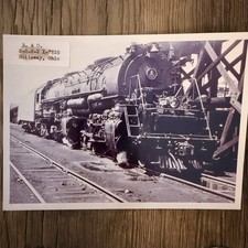 Vintage Photo B&O Baltimore Ohio 2-8-8-2 Steam Locomotive X-7625 picture