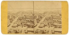 LOUISIANA STEREOVIEW - New Orleans Panorama from Church - Lilienthal 1870s picture