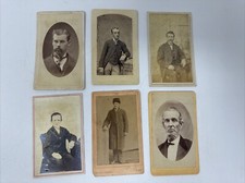 CDV Antique Photos Lot of 6 Distinguished Men Gentlemen picture