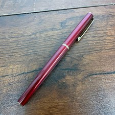 Sailor Chalana Fountain Pen 14K Bordeaux Wine Red Writing Tool Used picture