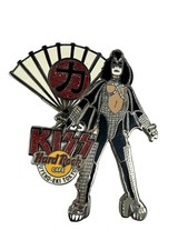 Hard Rock Cafe Pin Ueno-Eki Tokyo Japan KISS Power Fan Gene Simmons Style LE VTG picture