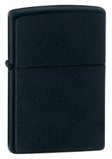 Zippo Windproof Black Matte Lighter, Item 218, New In Box picture