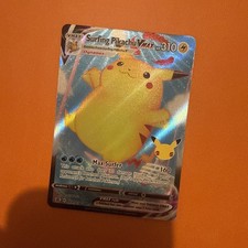 The Pokémon Company Pikachu Surfing VMAX 009/025 Celebrations Full Art Holo picture