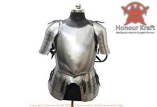 Steel Body Armor With Pauldrons For Reenactment & larp Medieval Costume Historic picture