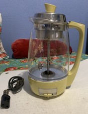 Vintage 1960s Montgomery Wards Mid Century Glass Electric Percolator Works Good picture