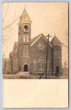 Presbyterian Church Moultrie Georgia GA c1905 Real Photo RPPC picture