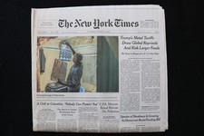 2025 MARCH 13 NEW YORK TIMES - TRUMP'S METAL TARIFFS DRAW GLOBAL REPRISALS picture