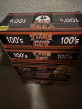 5 Boxes (1000 count) TubeCut® Cigarette Premium Filter Tubes: 100's, Kings picture