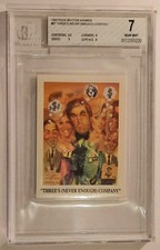 Donald Trump 1990 Rock Bottom Awards #27 Three's never enough Company BGS NM 7 picture