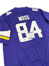 Randy Moss Signed Minnesota Vikings #84 Jersey Autographed Beckett Witness picture