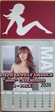 2026 LOVELY LADIES mini CALENDAR GIRLS FOUR  PACK 13 MONTH  GREAT FOR TRUCKERS picture