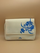 KLM Airlines Amenity Kit Pouch  C- White with Blue Partridge Design by Rituals picture