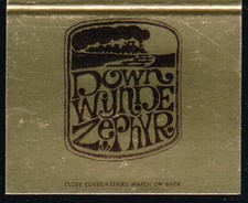 COLORADO SPRINGS CO Hilton Inn Downwynde Zephyr Restaurant Match Book Cover Old picture