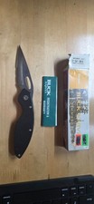 Vintage 2001 Buck 186 Odyssey I Knife Serrated B186-FX-0 USA Made w/ Box [173] picture