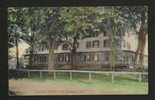 Vintage 1900s Postcard Carpenter House Lake Mahopac NY Ransom Valentine & Sons picture