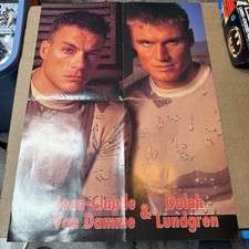 Universal Soldier Poster # 1 Jean-Claude Van Damme & Dolph Lungdren 1992 Movie x picture