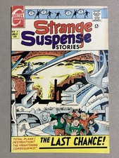 Strange Suspense Stories #2 Charlton 1968 Silver Age Sci-fi Book Mid Grade Nice picture