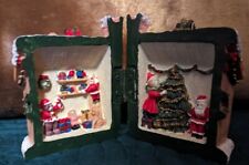 Christmas House Resin Hinged 3D Family Scene Decorating Tree Hinged Decor  picture
