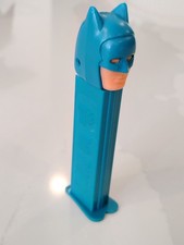 Vintage Batman PEZ Candy Dispenser Blue Stem Made in Yugoslavia 80s Feet Version picture