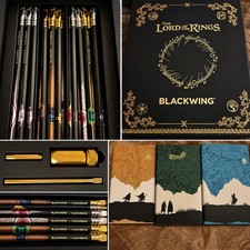 Blackwing Lord Of The Rings-20 Pencils & Sharpener & 3 Moleskine Cahier Journals picture