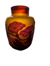Antique Émile Gallé Handcrafted Vase 5”, 19th century Art Nouveau, picture