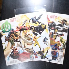 Avengers #8 #10 #20 Leinil Francis Yu Variant Comic Marvel 2013 Infinity Hickman picture