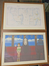 SPIRITED AWAY Animation Cel Print LAYOUT ART Anime Ghibli Production art Disney  picture