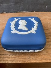 Wedgewood Jasperware Dark Blue Duke Of Edinburgh Philip Box picture