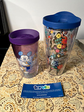 2 DISNEY TERVIS TUMBLERS W LID ~ Every Mile Is Magic Mickey Mouse NEW + Bonus✨ picture