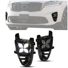 HECASA 2Pcs Fog Lights Compatible with 2019+ Kia Sorento Front Bumper Driving... picture