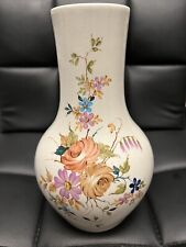 Vintage Vase Made In Madeira Portugal 1985. Over 9in Tall. picture