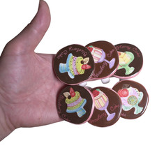 Hand-Painted Kawaii Dessert Napkin Holders – Y2K Sweets Deco Style 6PK VTG Deco picture
