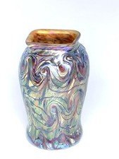 Gold Luster Vase With Wave Design.  by Saul Alcaraz picture