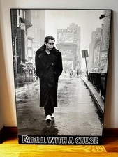 Vintage John McEnroe Rebel With a Cause Nike Mounted Advertising Poster picture