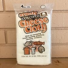 Vintage NOS Armaly Cheese Cloth 100 Percent Cotton 4 Sq Yards Retired 1970s  picture