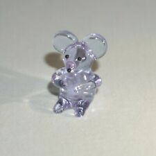 Ganz Miniature World Collectibles Blown Glass Mouse Purple #EK4039 NEW JB picture
