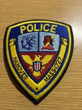 Hanover Massachusetts Police Patch Historical Memoribilia picture