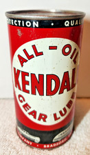 Rare Vintage Kendall All-Oil Gear Lube Oil Can Full EX. HVY Advertising Nice picture