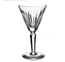 NIB 6 Vintage Waterford Crystal SHEILA Claret Wine Glasses NIB Unopened 604-175 picture