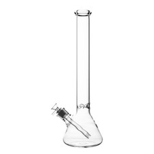 16in Heavy 6mm Thick Glass Bong Smoking Hookah Water Pipe 14mm Bowl Beaker picture