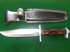 Vintage Linder Hawk Solingen German Fixed Blade Bowie Knife Excellent Condition picture