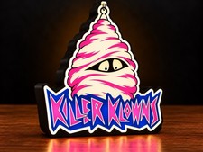 Killer Klowns From Outer Space Cotton Candy Cocoon 3D Printed Lightbox picture