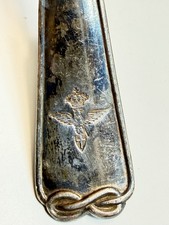 WWII Italian Italy Royal Airforce Pilot Officer's Aviator Spoon Eagle Logo Badge picture