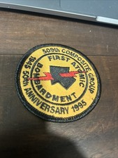 509TH COMPOSITE GROUP 1945-1995 50TH ANNIVERSARY FIRST ATOMIC BOMBARDMENT PATCH picture