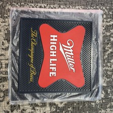 Miller High Life Rubber Bar Mat Large Sized 13.5